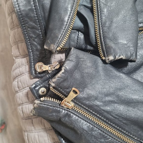 Massimo Dutti Natural Leather Woman M/ black Jackets - Picture 12 of 16